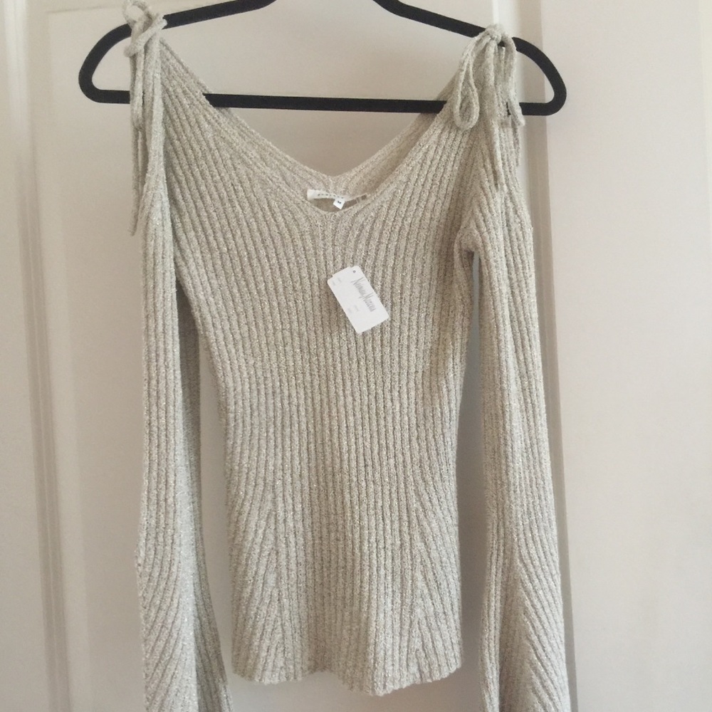 Beautiful cold shoulder sweater